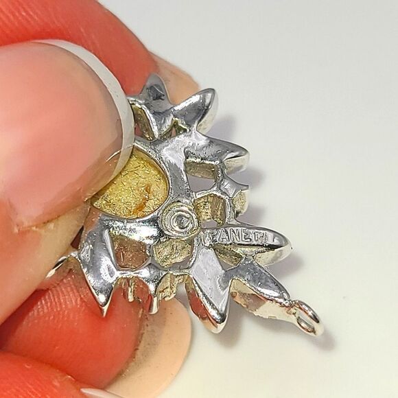 Panetta Vintage Silver And Opal Pendant - Picture 4 of 6